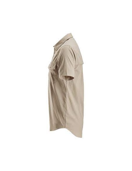 8520 Camisa de manga corta absorbente LiteWork beige