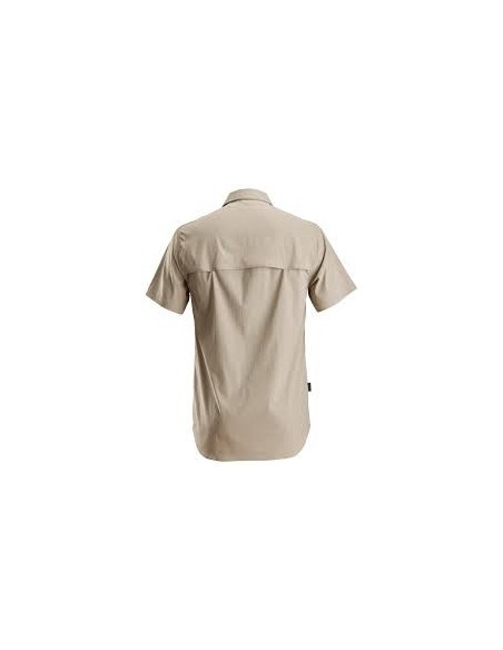 8520 Camisa de manga corta absorbente LiteWork beige