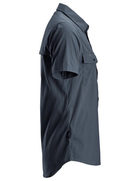 8520 Camisa de manga corta absorbente LiteWork azul marino