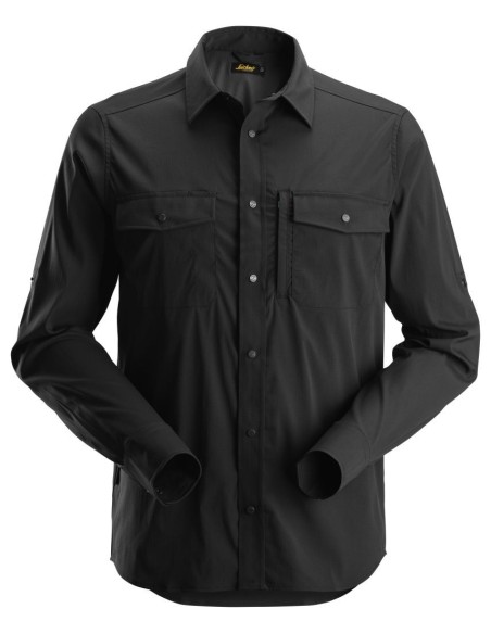8521 Camisa de manga larga absorbente LiteWork negro