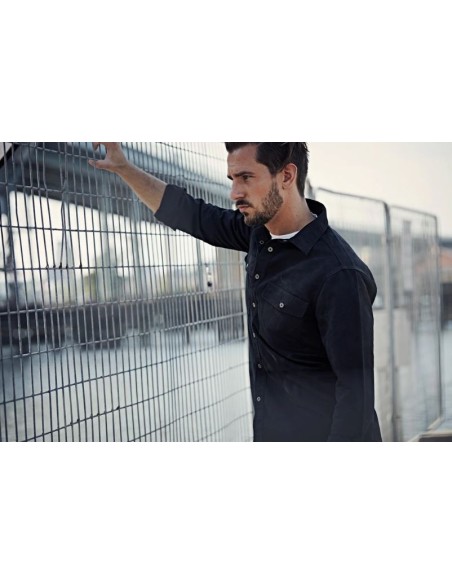 8521 Camisa de manga larga absorbente LiteWork negro