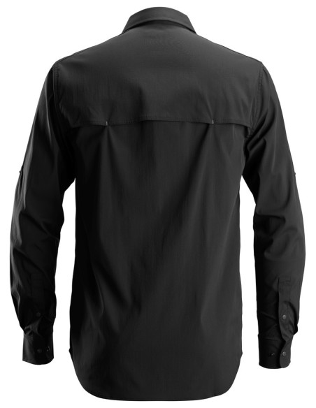 8521 Camisa de manga larga absorbente LiteWork negro