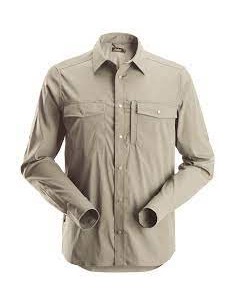 8521 Camisa de manga larga absorbente LiteWork beige