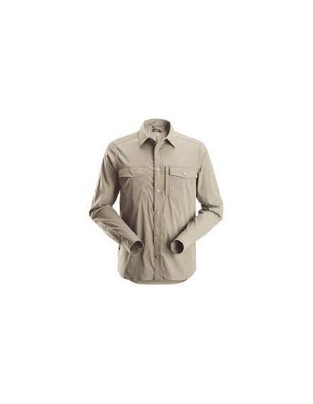 8521 Camisa de manga larga absorbente LiteWork beige