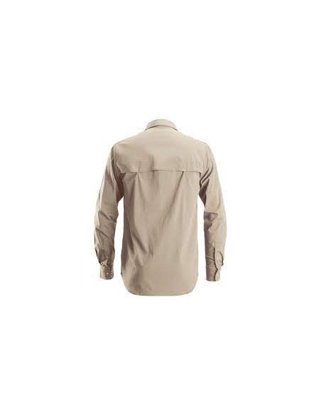 8521 Camisa de manga larga absorbente LiteWork beige