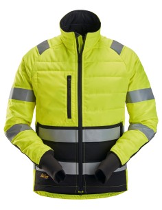 8134 Chaqueta ligera acolchada de alta visibilidad clase 2 amarillo/ negro