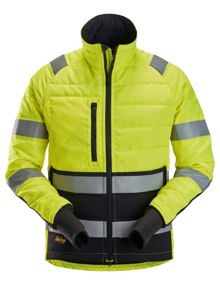 8134 Chaqueta ligera acolchada de alta visibilidad clase 2 amarillo/ negro