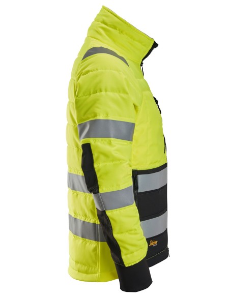 8134 Chaqueta ligera acolchada de alta visibilidad clase 2 amarillo/ negro