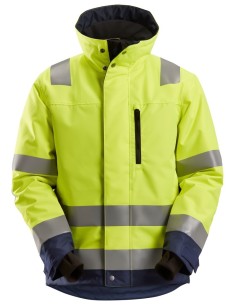 1130 Chaqueta de alta visibilidad clase 3 con aislamiento 37.5 AllroundWork amarillo/ azul marino