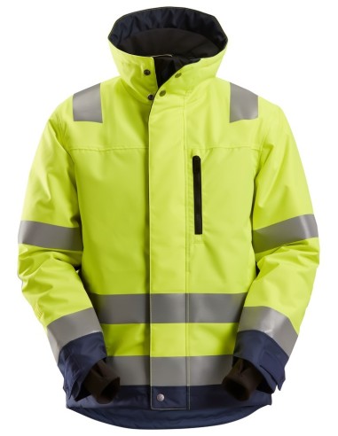 1130 Chaqueta de alta visibilidad clase 3 con aislamiento 37.5 AllroundWork amarillo/ azul marino