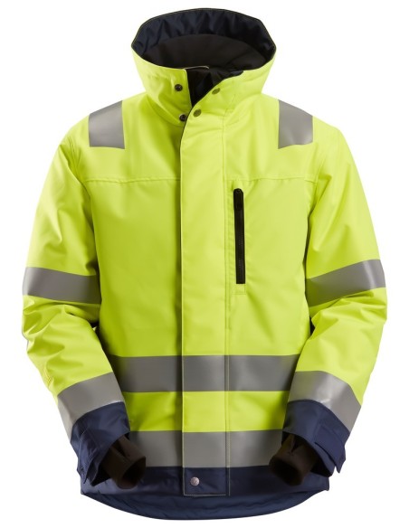 1130 Chaqueta de alta visibilidad clase 3 con aislamiento 37.5 AllroundWork amarillo/ azul marino