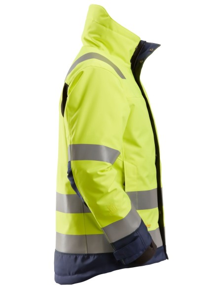 1130 Chaqueta de alta visibilidad clase 3 con aislamiento 37.5 AllroundWork amarillo/ azul marino