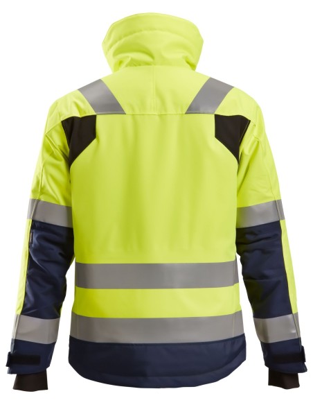 1130 Chaqueta de alta visibilidad clase 3 con aislamiento 37.5 AllroundWork amarillo/ azul marino