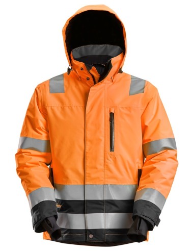 1132 Chaqueta con aislamiento 37.5 impermeable de alta visibilidad clase 3 naranja/ negro