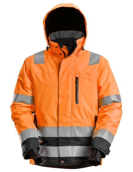 1132 Chaqueta con aislamiento 37.5 impermeable de alta visibilidad clase 3 naranja/ negro