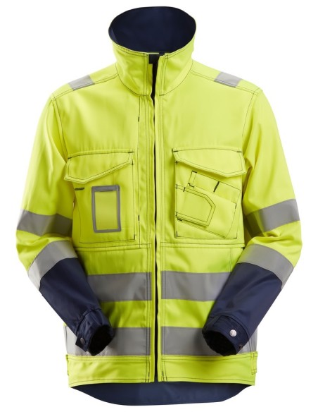 1633 Chaqueta de alta visibilidad clase 3 amarillo/ azul marino