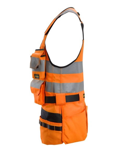 4230 Chaleco portaherramientas de alta visibilidad clase 1 AllroundWork naranja-negro