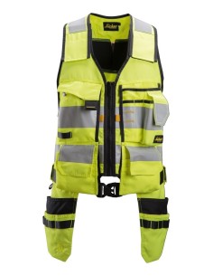 4230 Chaleco portaherramientas de alta visibilidad clase 1 AllroundWork amarillo-negro