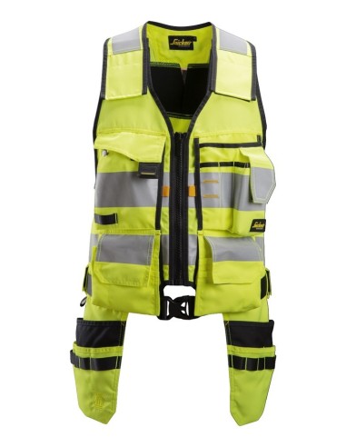 4230 Chaleco portaherramientas de alta visibilidad clase 1 AllroundWork amarillo-negro