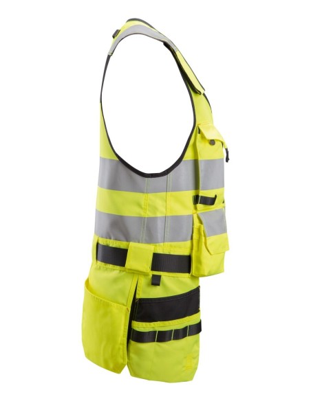 4230 Chaleco portaherramientas de alta visibilidad clase 1 AllroundWork amarillo-negro