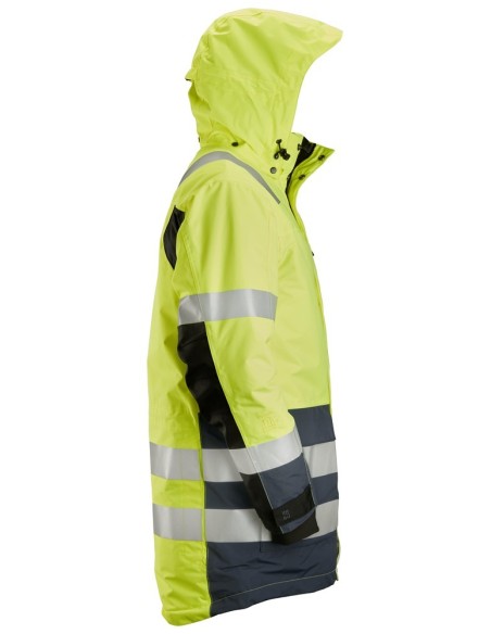 1830 Parka impermeable de alta visibilidad clase 3 AllroundWork amarillo/ gris acero