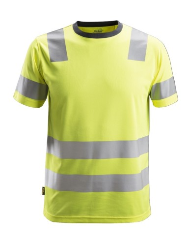 2530 Camiseta de manga corta de alta visibilidad clase 2 amarillo