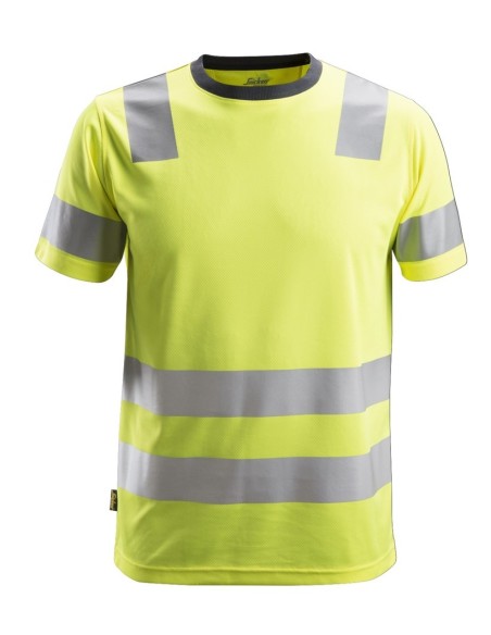 2530 Camiseta de manga corta de alta visibilidad clase 2 amarillo