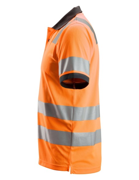 2730 Polo de manga corta alta visibilidad clase 2 naranja