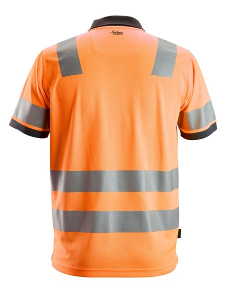2730 Polo de manga corta alta visibilidad clase 2 naranja