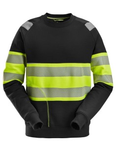 2830 Sudadera alta visibilidad clase 1 negro-amarillo