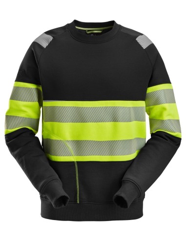 2830 Sudadera alta visibilidad clase 1 negro-amarillo