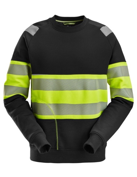 2830 Sudadera alta visibilidad clase 1 negro-amarillo