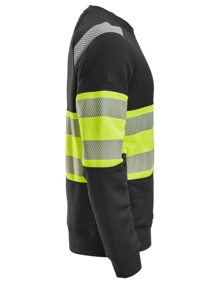 2830 Sudadera alta visibilidad clase 1 negro-amarillo
