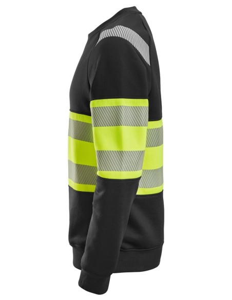 2830 Sudadera alta visibilidad clase 1 negro-amarillo