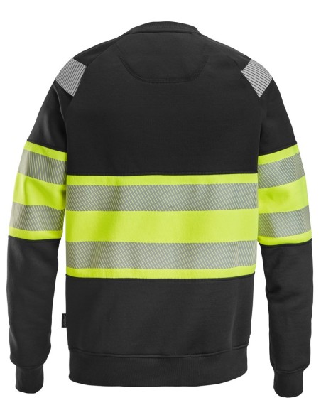2830 Sudadera alta visibilidad clase 1 negro-amarillo