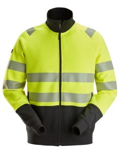2835 Chaqueta con cremallera completa de alta visibilidad clase 2 amarillo-negro