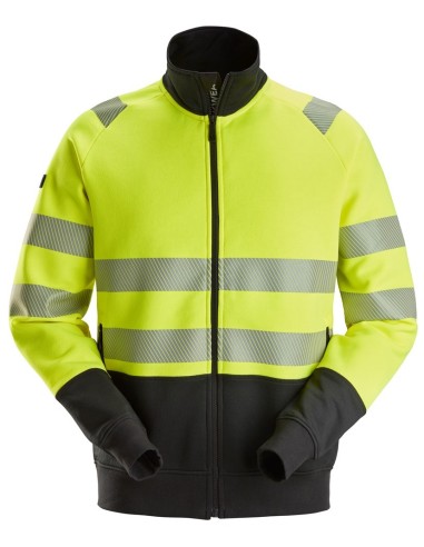 2835 Chaqueta con cremallera completa de alta visibilidad clase 2 amarillo-negro