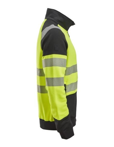 2835 Chaqueta con cremallera completa de alta visibilidad clase 2 amarillo-negro