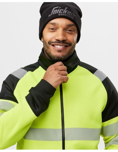 2835 Chaqueta con cremallera completa de alta visibilidad clase 2 amarillo-negro