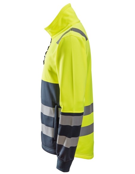 8035 Chaqueta con cremallera completa de alta visibilidad clase 2 amarillo-negro