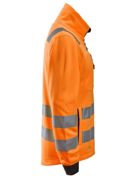 8036 Chaqueta con cremallera completa de alta visibilidad clase 2/3 naranja