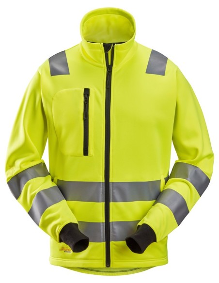 8036 Chaqueta con cremallera completa de alta visibilidad clase 2/3 amarillo