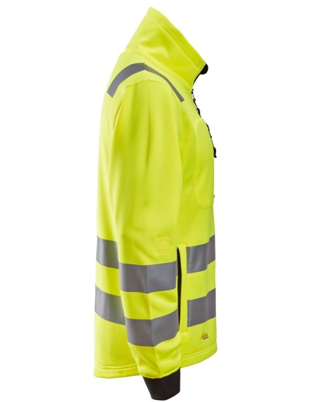 8036 Chaqueta con cremallera completa de alta visibilidad clase 2/3 amarillo