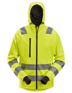 8039 Sudadera con capucha y cremallera completa de alta visibilidad clase 2/3 amarillo