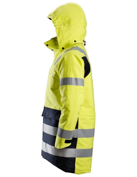 1860 Parka con aislamiento ProtecWork de alta visibilidad clase 3 amarillo-azul marino