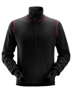 1563 Chaqueta de rizo de lana ProtecWork negro