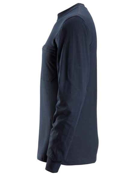 2460 Camiseta de manga larga ProtecWork azul marino
