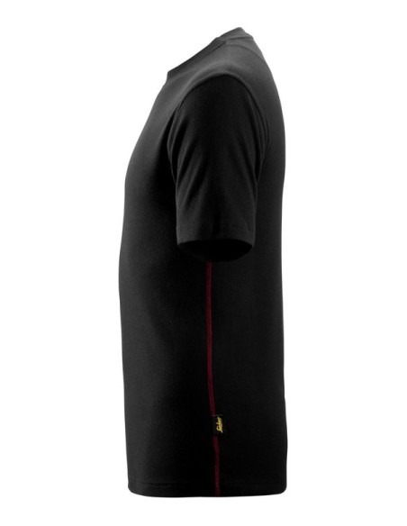 2563 Camiseta de manga corta con cuello redondo ProtecWork negro