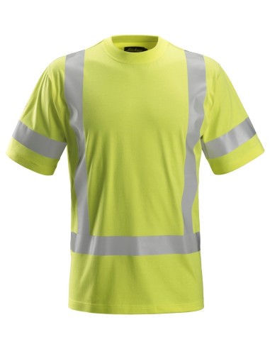 2562 Camiseta de manga corta de alta visibilidad clase 3 ProtecWork amarillo