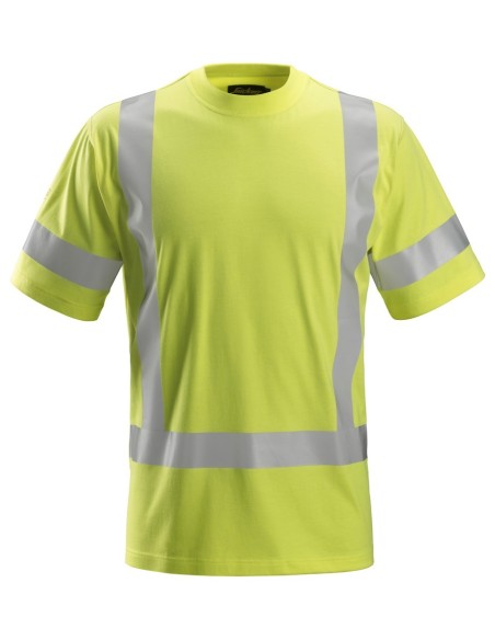 2562 Camiseta de manga corta de alta visibilidad clase 3 ProtecWork amarillo